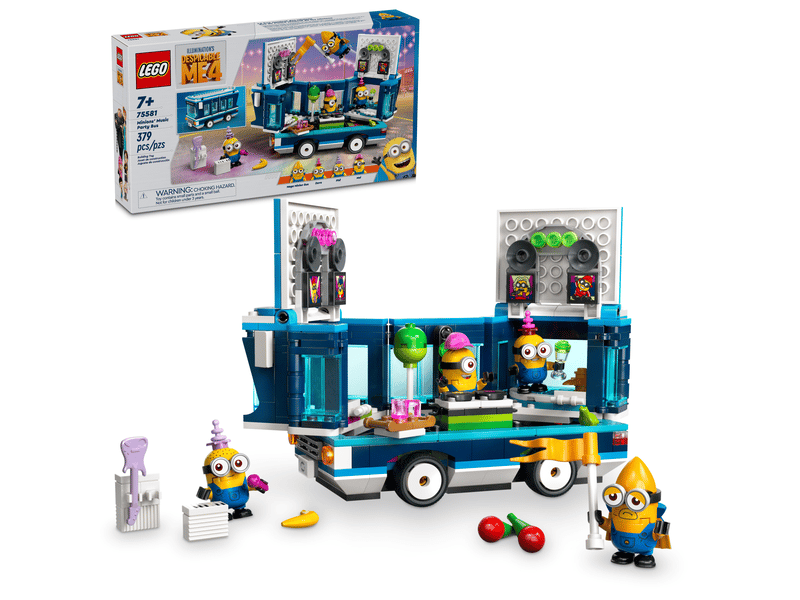 LEGO DespicableMe4 Minions Musical Party Bus 75581 - 379 Parts