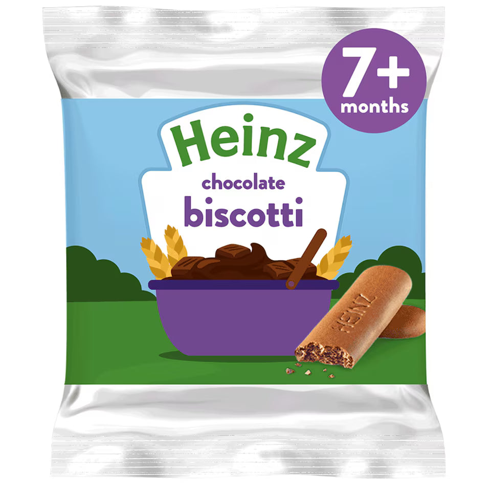 Heinz Chocolate Biscotti Baby Food Snacks 60g