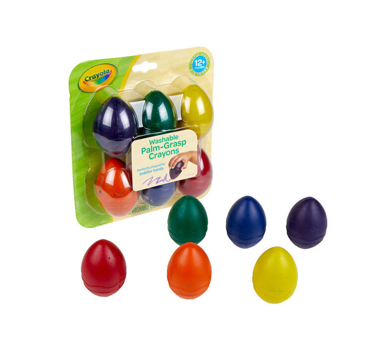 Crayola Palm Grasp Toddler Crayons - 6 Count