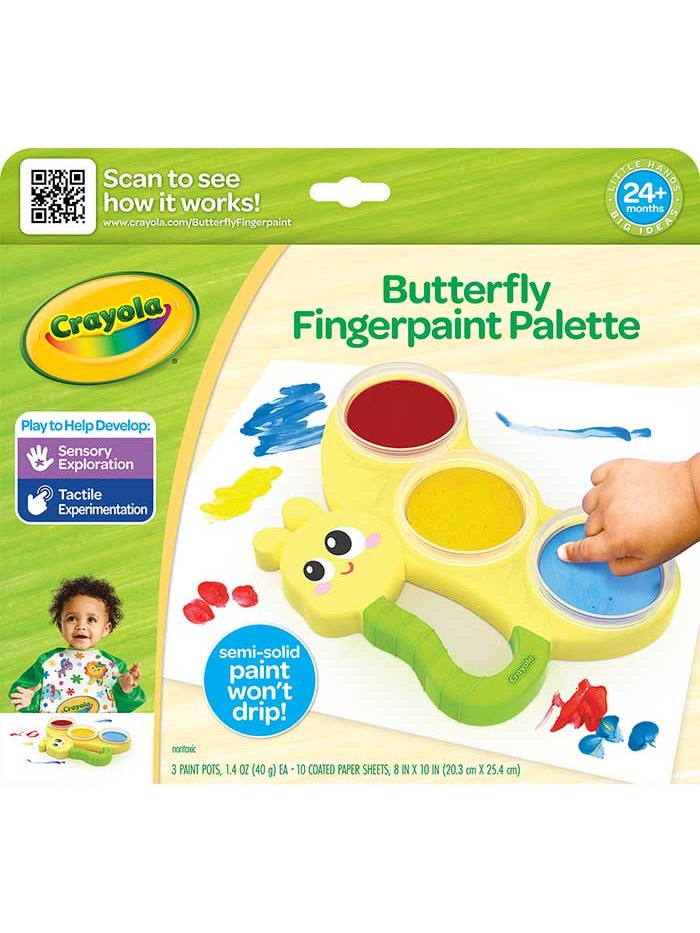 Crayola Butterfly Fingerpaint Palette