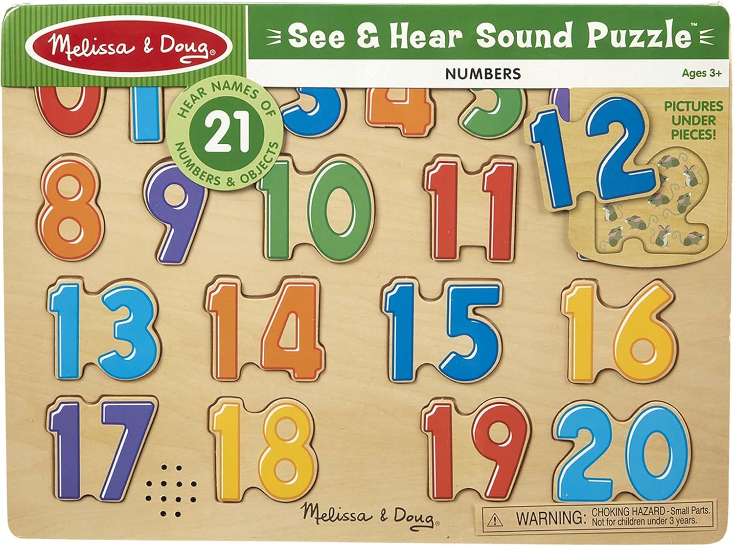 Melissa & Doug Number Sound Puzzle