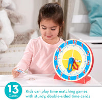 Melissa & Doug Turn & Tell Wooden Clock