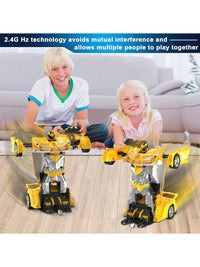 FDJ Remote Control Transforming Car Robot