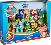 PAW Patrol Character Figures All Paws 10 Pack