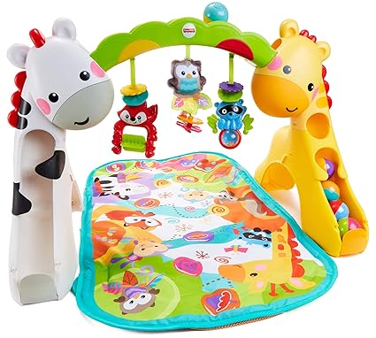 Fisher-Price Play Mat for Newborn Babies to Toddlers with Musical Lights and Activity Toys - 0m+