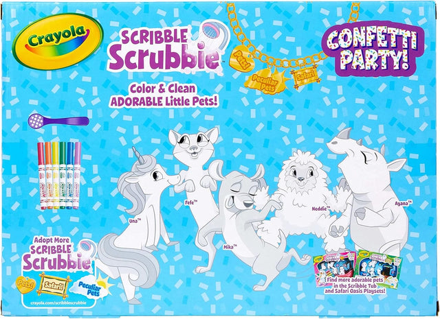 Crayola Scribble Scrubbie Pets Confetti Party Pack