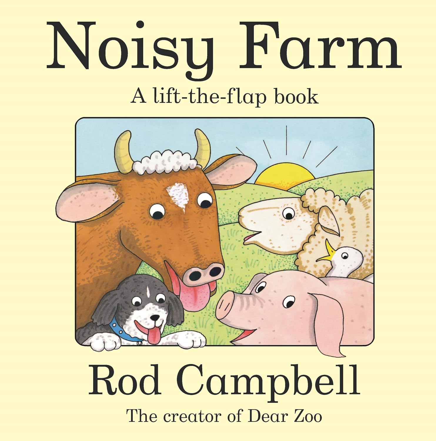 Noisy Farm: A lift-the-flap book - Rod Campbell (Hardcover)