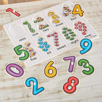 Melissa & Doug Lift & See Numbers Peg Puzzle, Age 2+