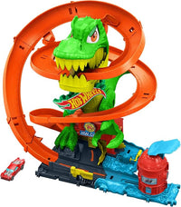 Hot Wheels City T-Rex Blaze Battle Playset
