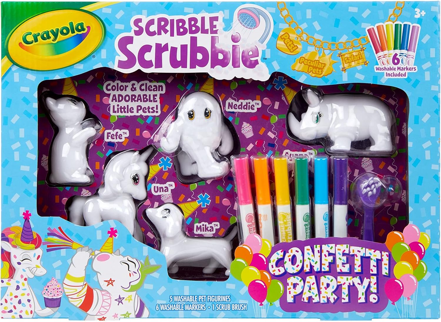 Crayola Scribble Scrubbie Pets Confetti Party Pack