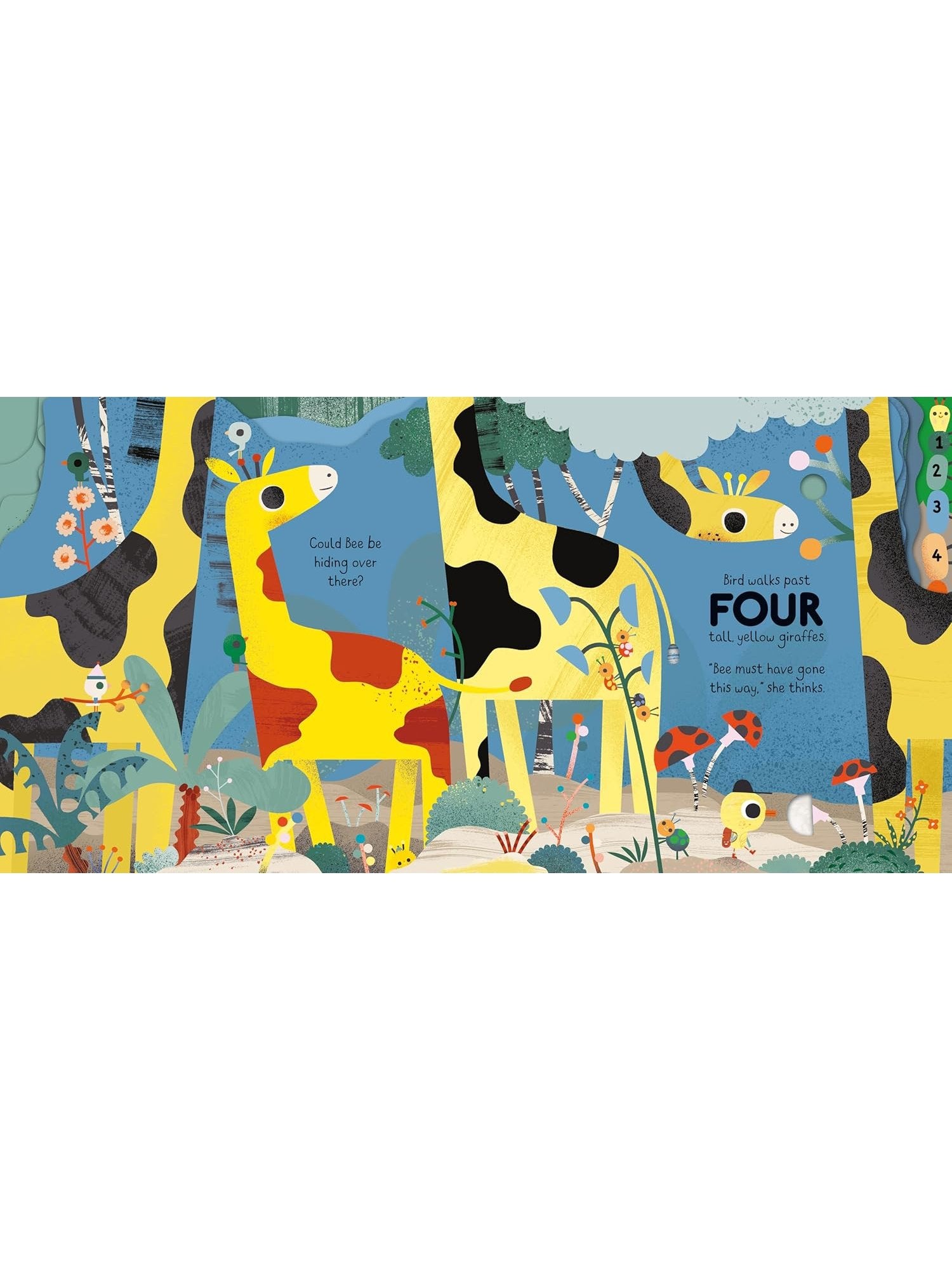 1, 2, 3, What Can Bird See?: A peek-through counting adventure by Carly Gledhill