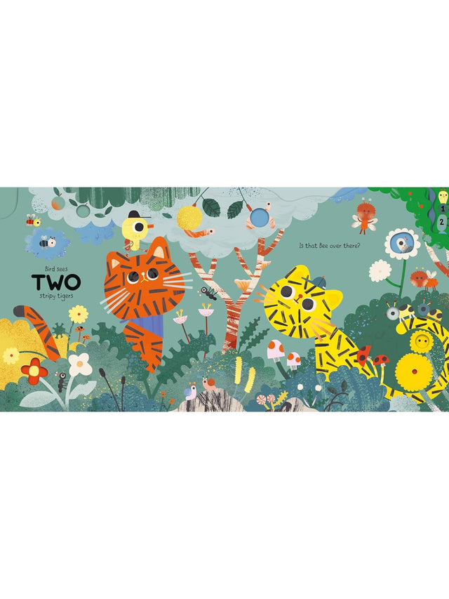 1, 2, 3, What Can Bird See?: A peek-through counting adventure by Carly Gledhill