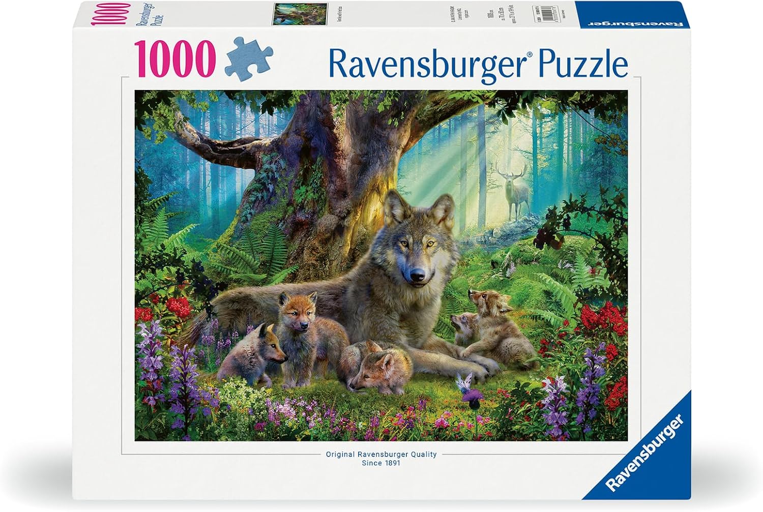 Ravensburger Wolves in the Forest 1000 Piece Jigsaw Puzzle