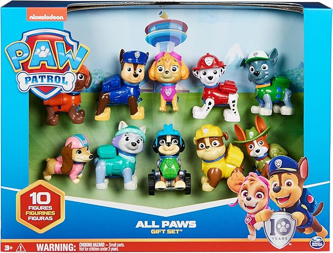 PAW Patrol Character Figures All Paws 10 Pack