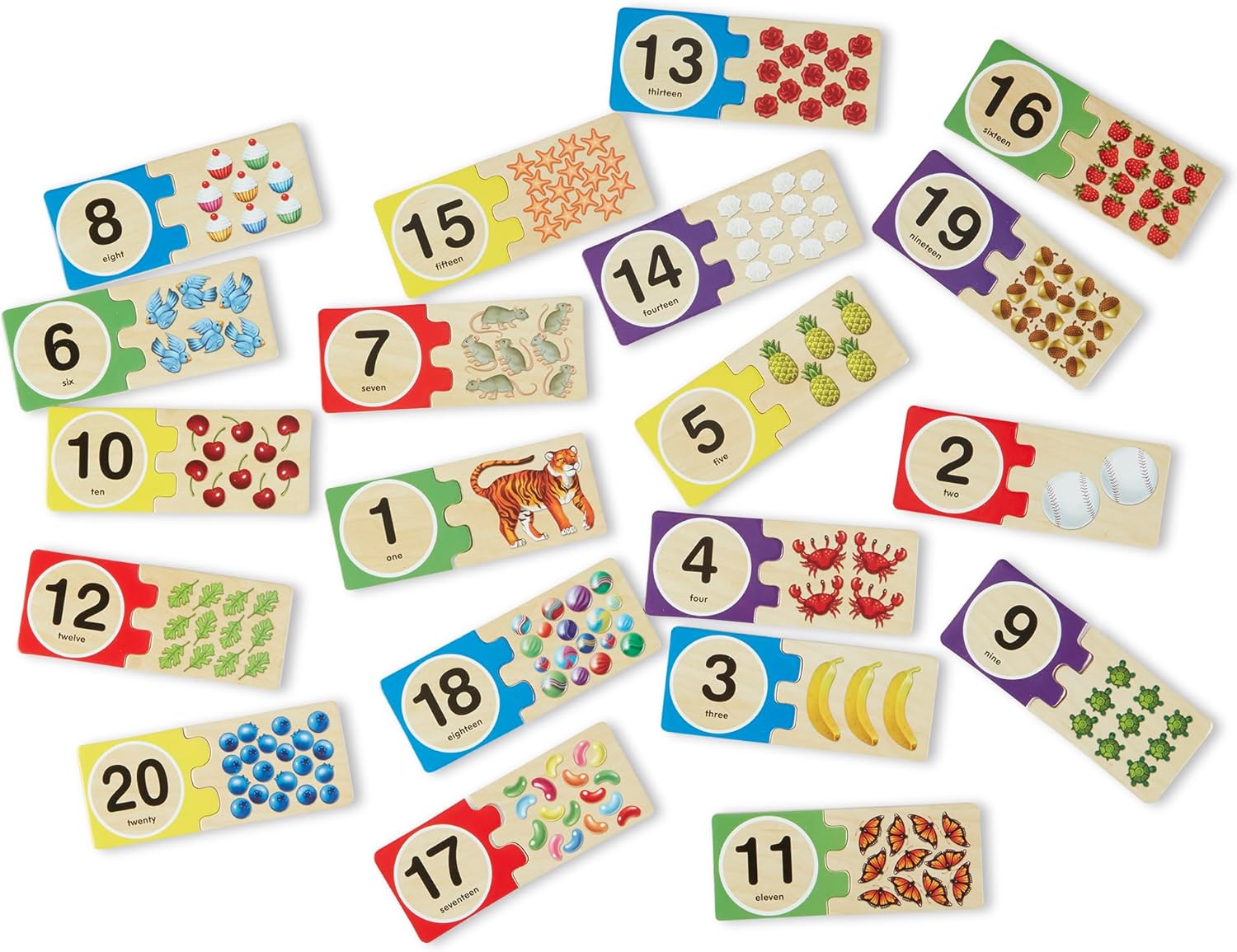 Melissa & Doug Self-Correcting Number Puzzle - 40Pcs