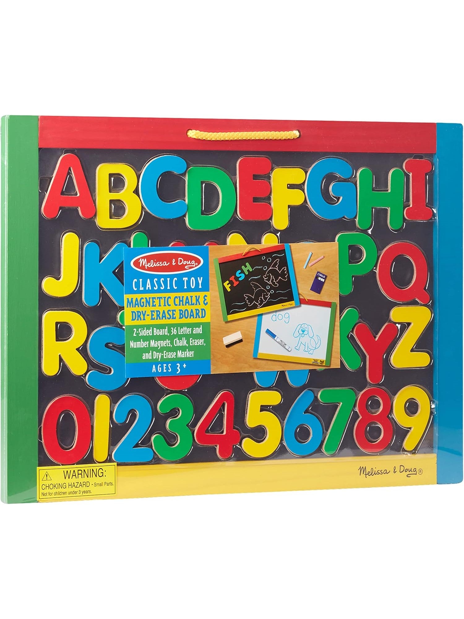 Melissa & Doug Magnetic Chalkboard and Dry-Erase Board