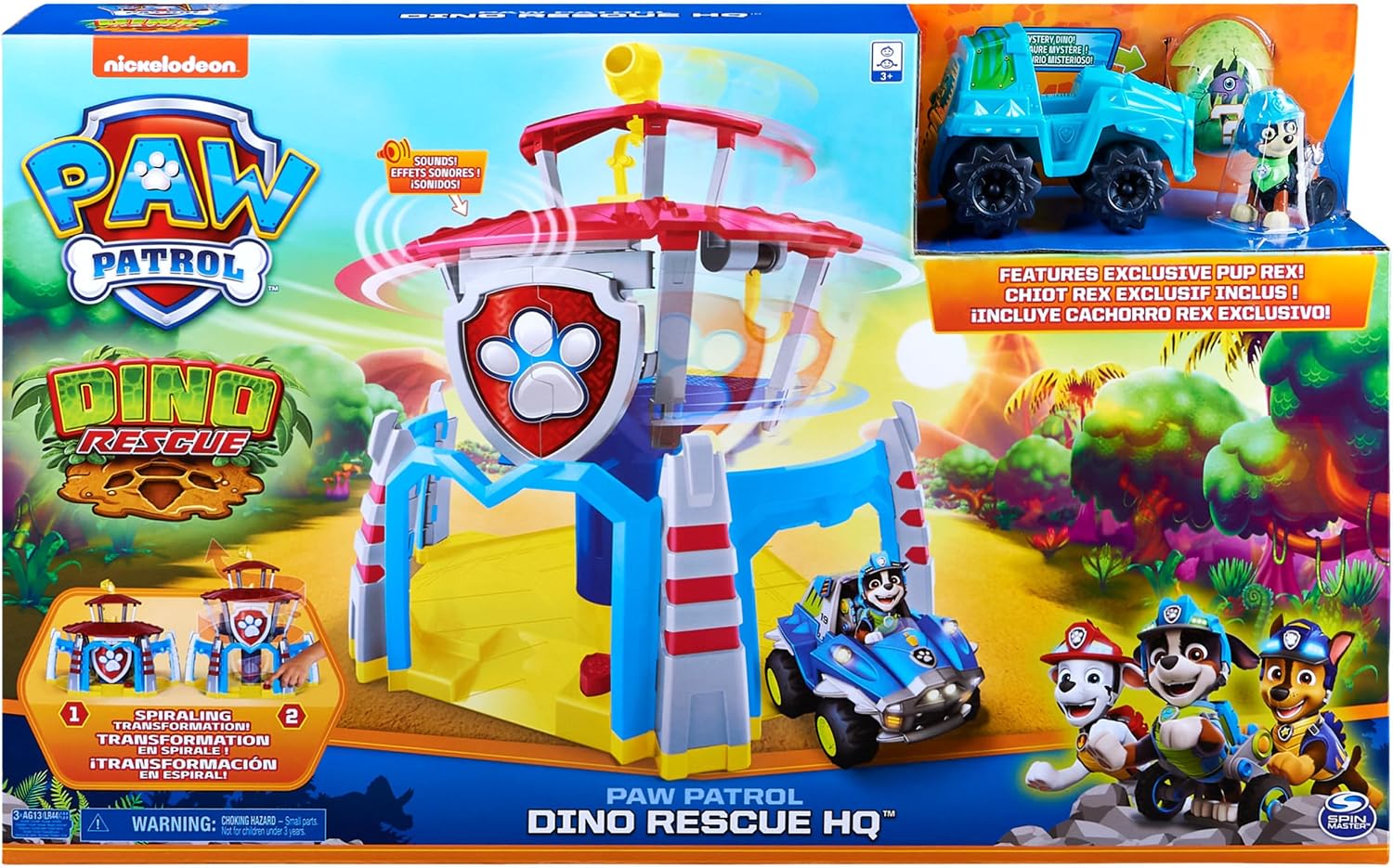 Paw Patrol Dino Rescue HQ Playset