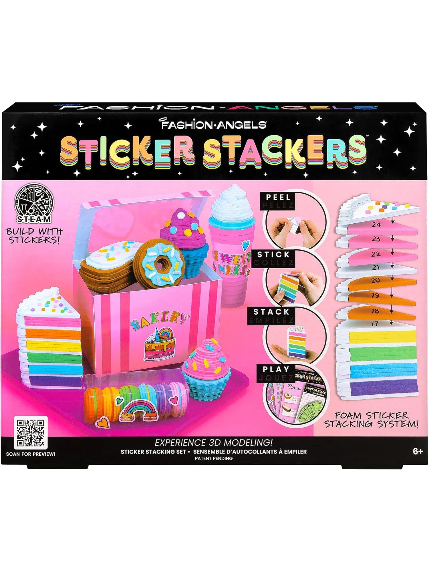 Fashion Angels Bakery Sweets Sticker Stackers