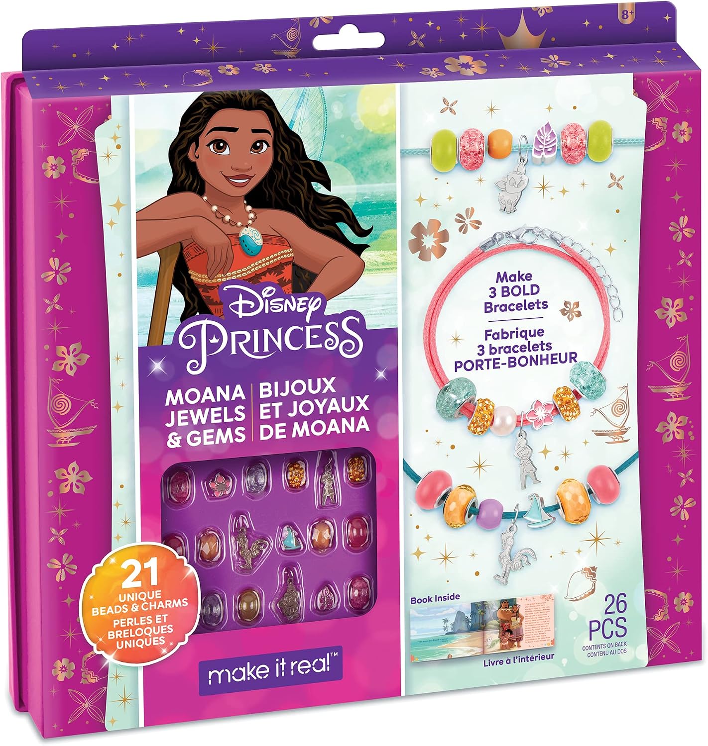 Make It Real! Moana Jewels and Gems - Disney Princess