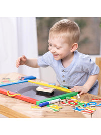 Melissa & Doug Magnetic Chalkboard and Dry-Erase Board