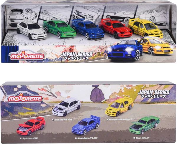 Majorette Japan Series 5 Pieces Giftpack