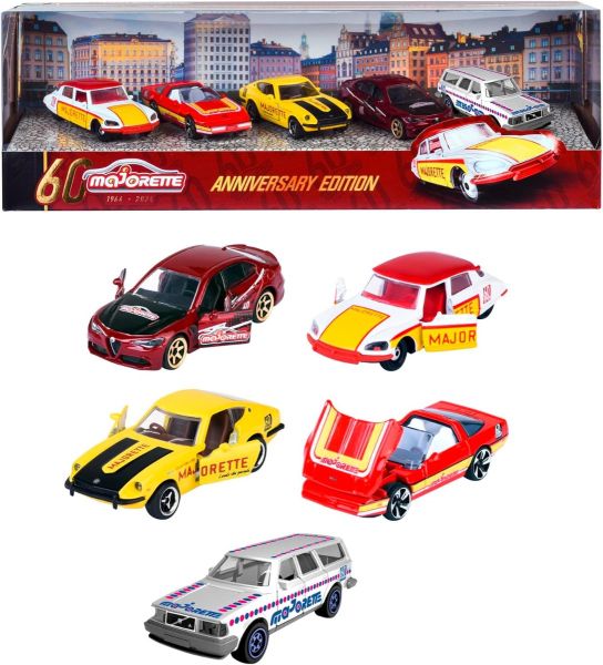 Majorette Anniversary Edition 5 Pieces Giftpack (1964-2024)