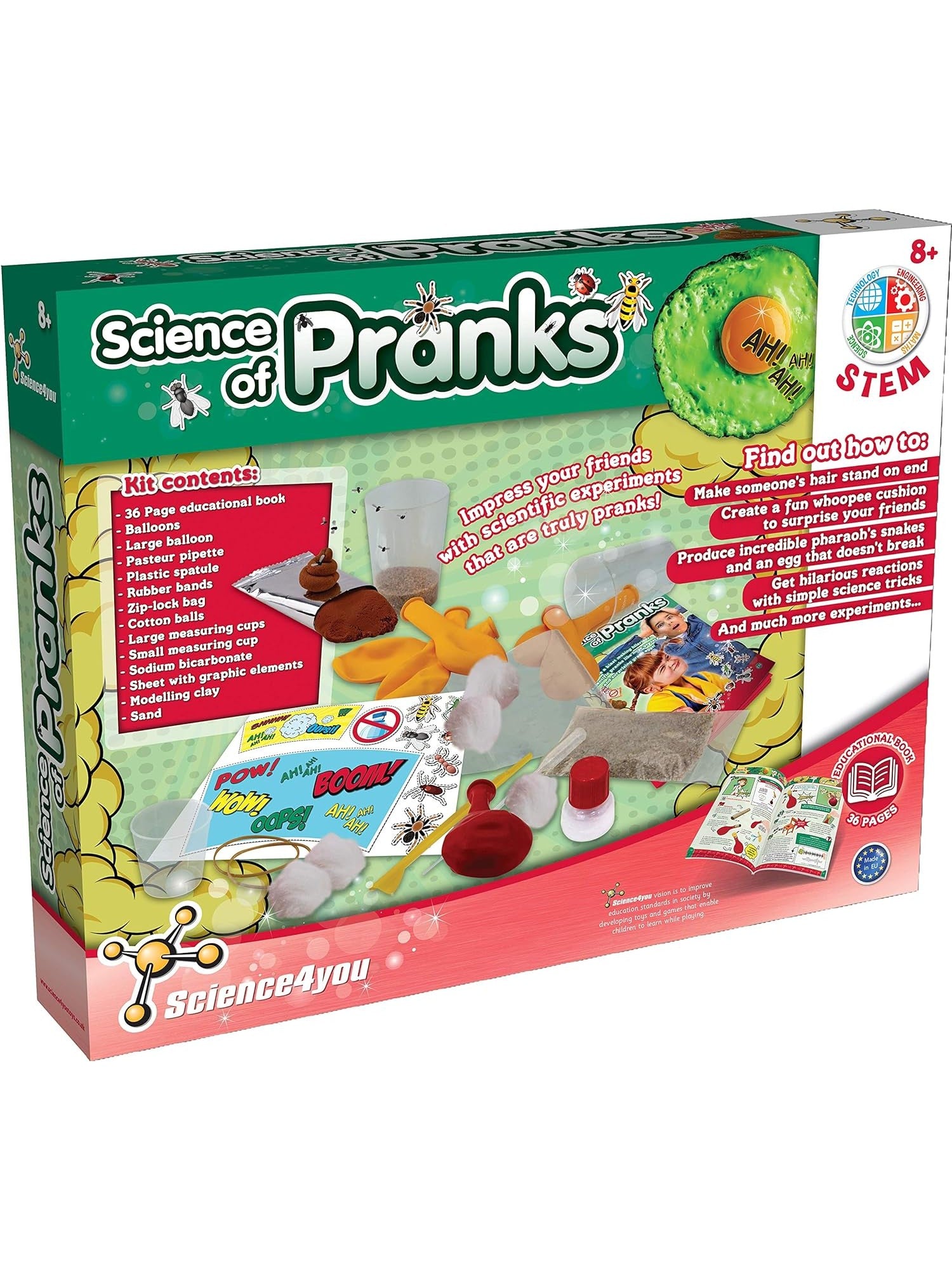Science of Pranks Educational STEM Kit for Kids