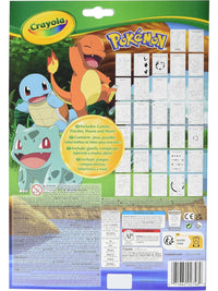 Crayola Colouring & Activity Pad with Markers - Pokemon