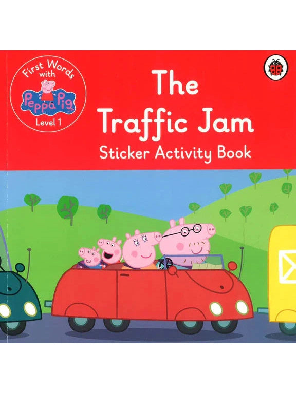 First Words with Peppa Level 1: The Traffic Jam Sticker Activity Book (Paperback)