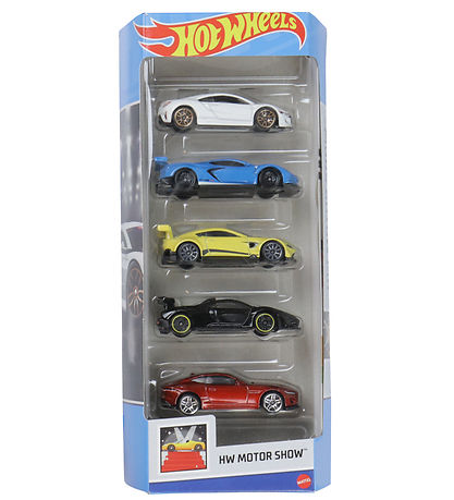 Hot Wheels 1:64 Cars 5 Pack - HW MOTOR SHOW