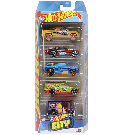 Hot Wheels 1:64 Cars 5 Pack - HW CITY