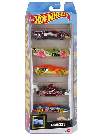 Hot Wheels 1:64 Cars 5 Pack - X-RAYCERS