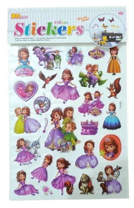 Sofia the First  Cartoon Sticker