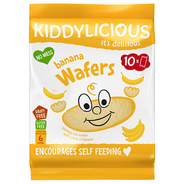 Kiddylicious Banana Wafers - 40g