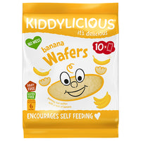 Kiddylicious Banana Wafers - 40g