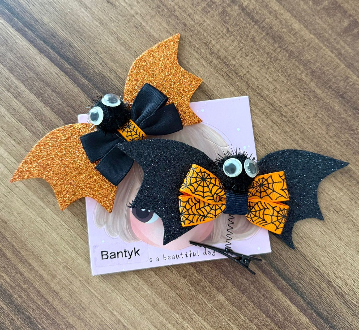 Bantyk Bat Spark Hair Clips
