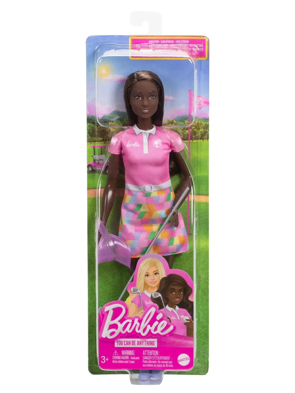Barbie Golfer Brunette Fashion Doll