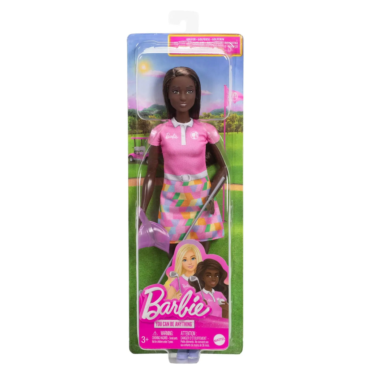 Barbie Golfer Brunette Fashion Doll
