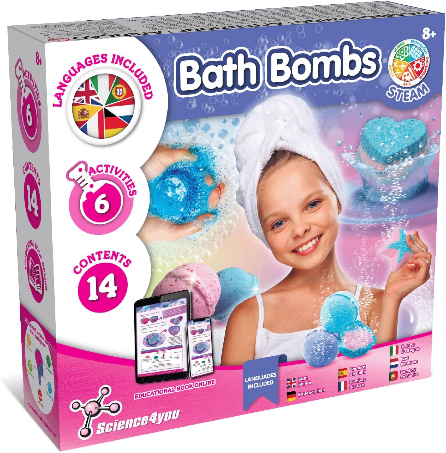 Bath Bomb Making Kit for Kids - 8+