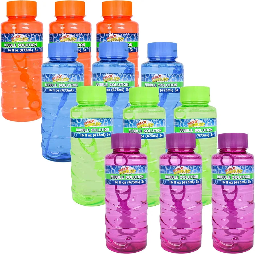 Max Bubble Solution 16 fl oz (4 colours available)