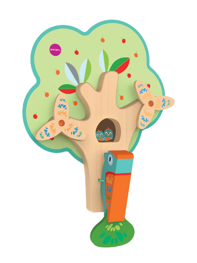 Oribel VertiPlay Wall Toy: Busy Woodpecker