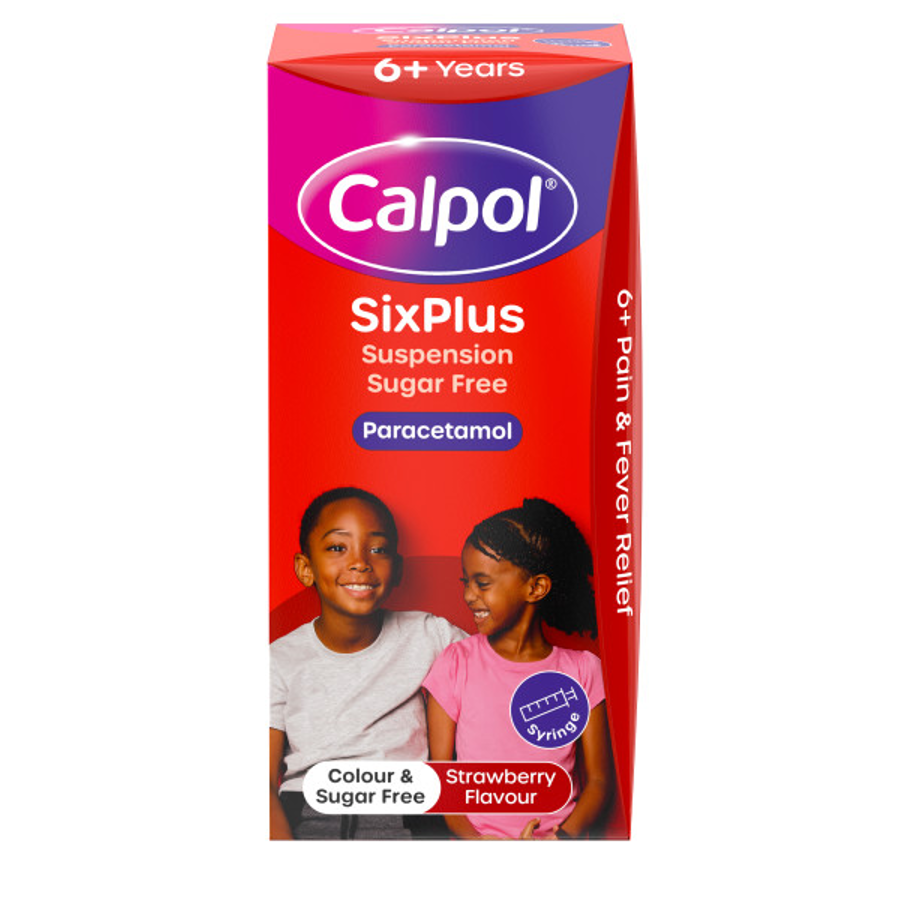 CALPOL 6+ SUSPENSION 80ML(S/FREE)
