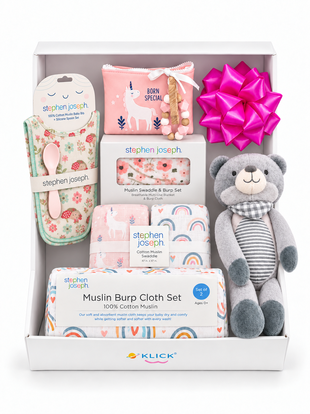Stephen Joseph Baby Girl Gift Hamper