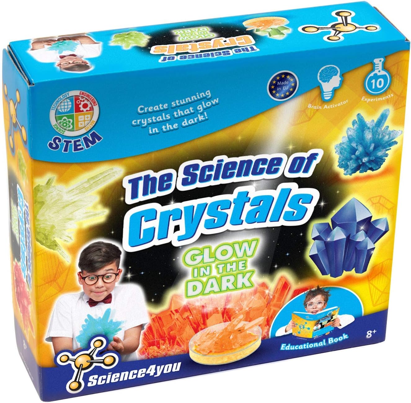 The Science of Crystals - Glow In The Dark 8+