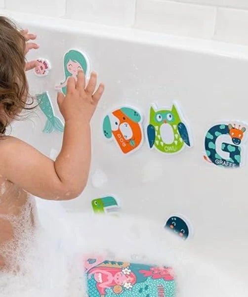 Stephen Joseph 35 piece ABC Foam Bath Toys (2 colors available)