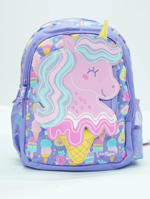 Smiggle Unicorn School Bag- 14 Inches