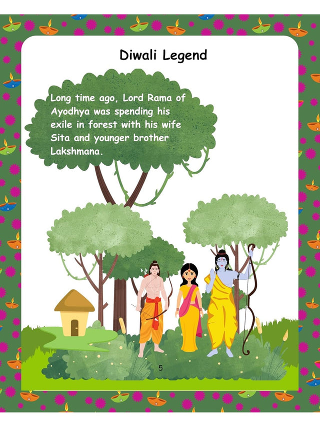 My Diwali Activity Colouring Book