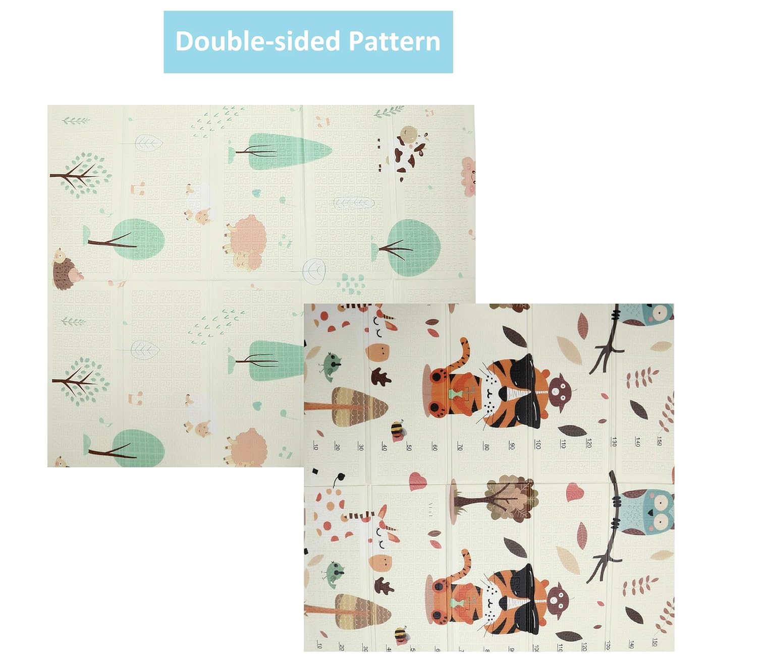 Kids Play Mat Double Sided-Kitten