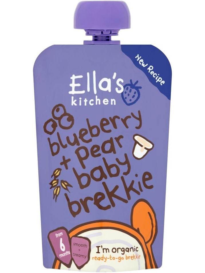 Ellas Kitchen Blueberry & Pear Baby Brekkie, 100g