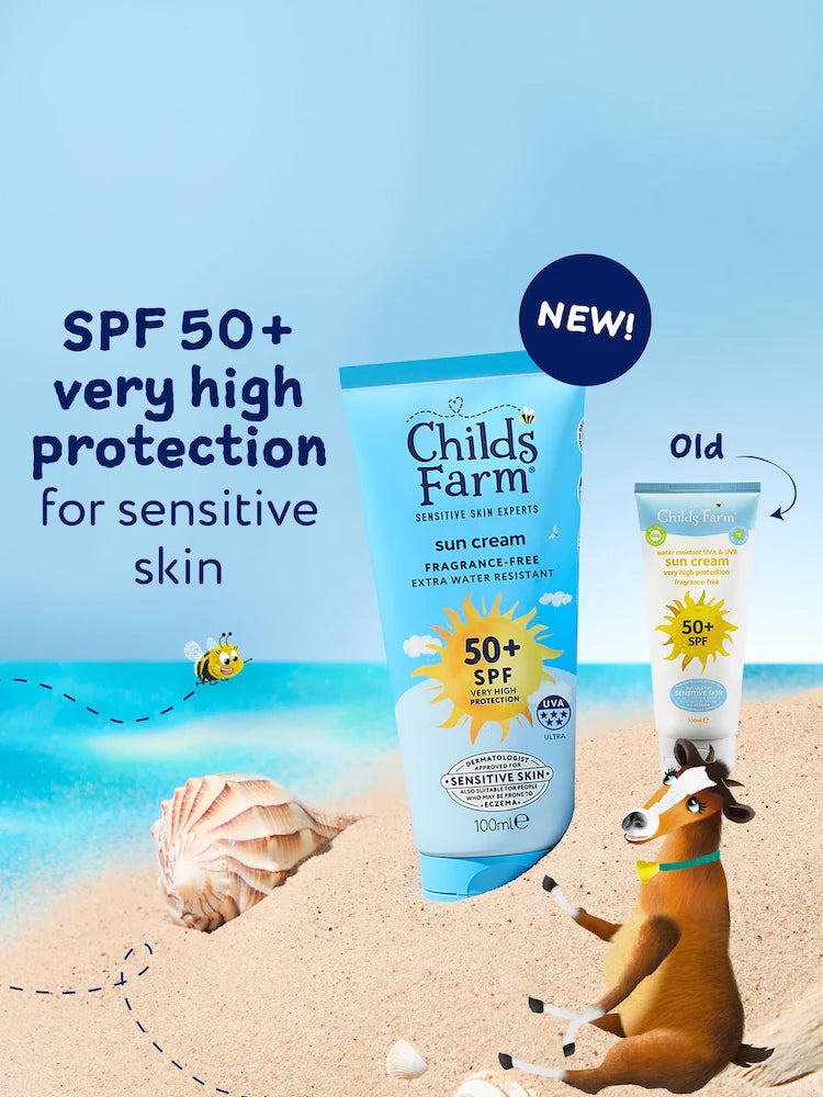 Childs Farm SPF50+ Sun Cream Fragrance Free - 100ml